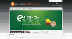 Desktop Screenshot of materialelectrico.net